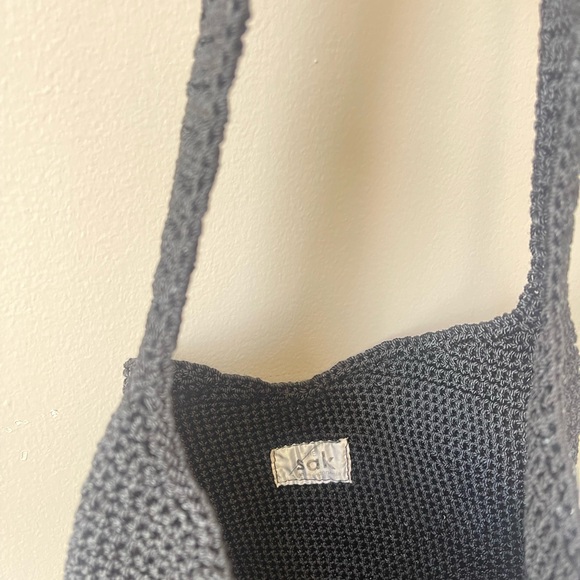 BLACK THE SAK CROCHET HOBO BAG // EUC - Picture 3 of 4